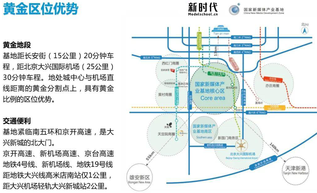 北京新时代模特学校地理位置